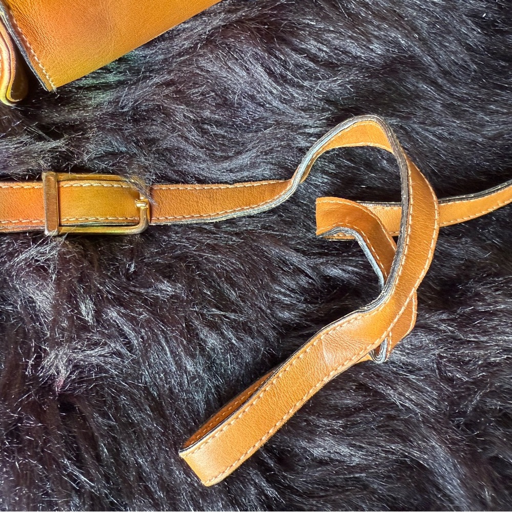 BALLY Brown Leather Crossbody Bag - Picture 12 of 15